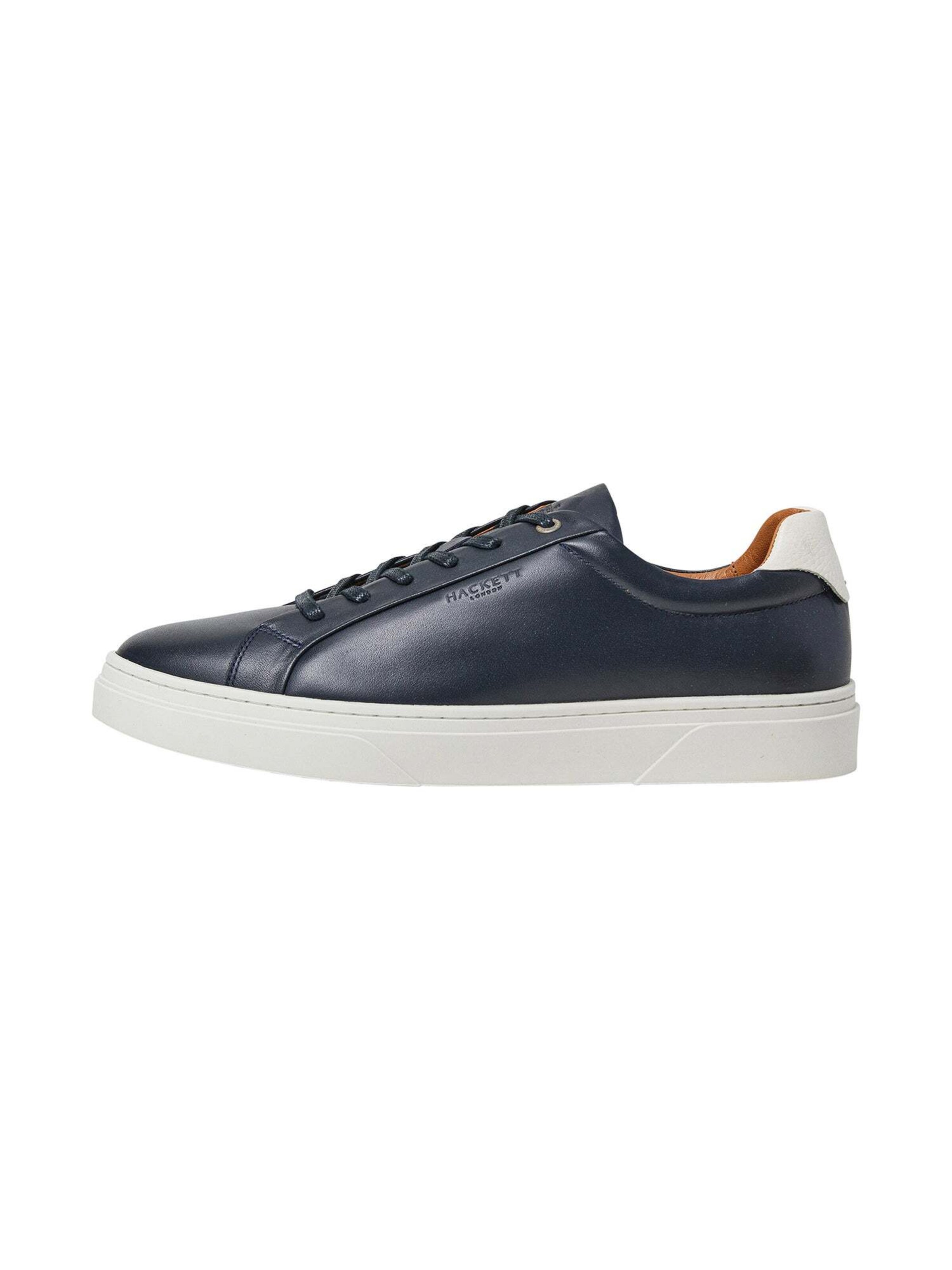 Hackett London Sneakers laag 'Hackney Classic' in de kleur Marine / Wit, Productweergave