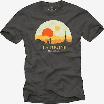 MAKAYA Shirt in Grau: Vorderseite