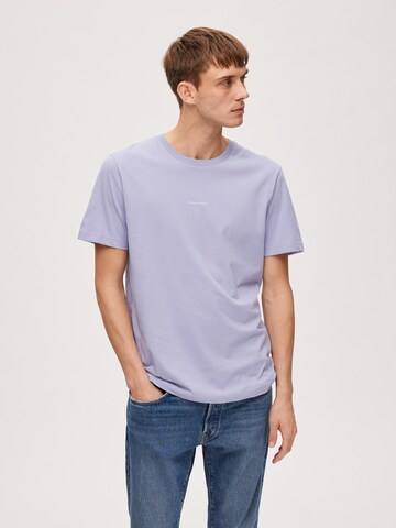 SELECTED HOMME Shirt 'Atlas' in Purple: front