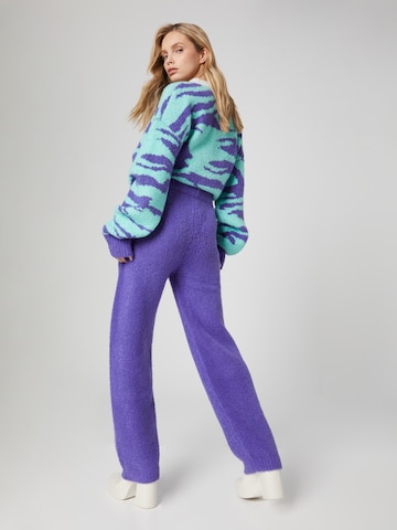 Smiles Loose fit Pants 'Nino' in Purple