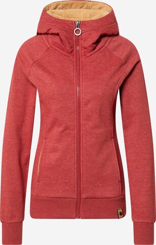 Fli Papigu Sweatvest in Rood: voorkant