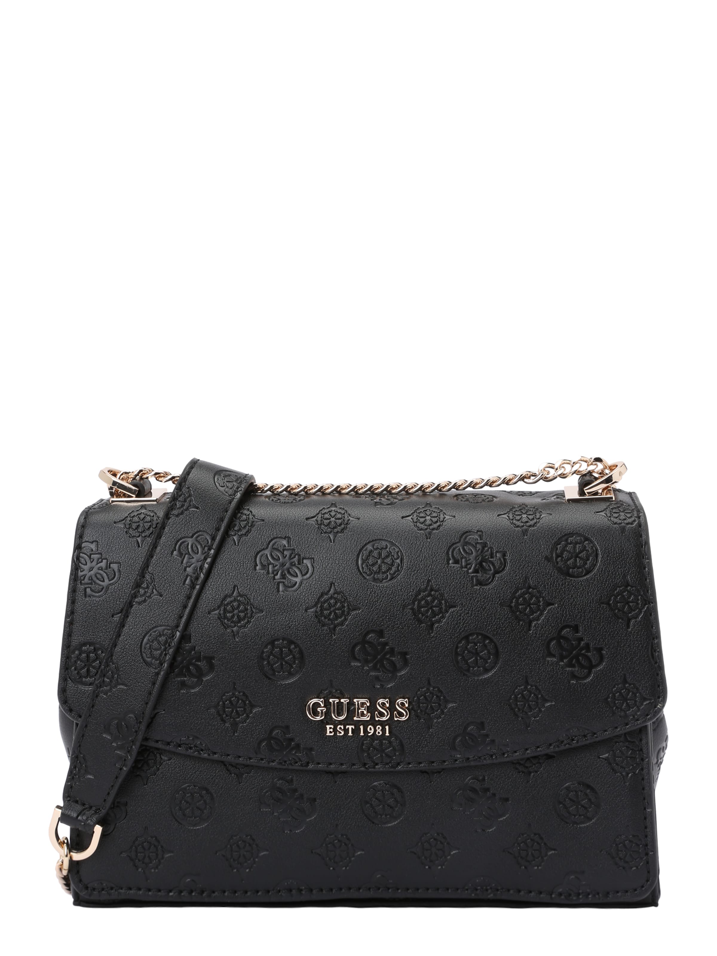GUESS Schoudertas &#x27;PHOEBE CONVERTIBLE XBODY FLAP&#x27; in Zwart: voorkant