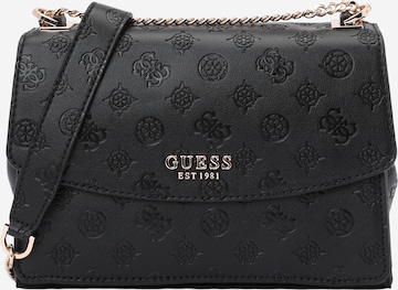 Sac à bandoulière 'PHOEBE CONVERTIBLE XBODY FLAP' GUESS en noir : devant