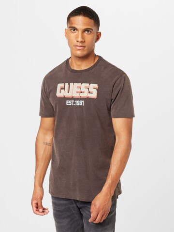 GUESS T-Shirt in Grau: Vorderseite