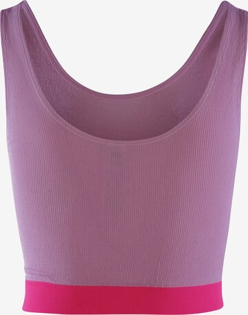 Bustier Soutien-gorge de sport ' Brami Logo Rib ' ADIDAS ORIGINALS en rose