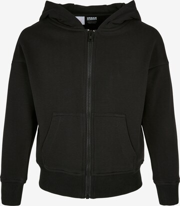 Urban Classics Sweat jacket in Black: front