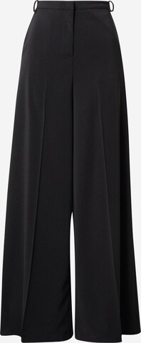 PATRIZIA PEPE Wide leg Trousers with creases in Black: front