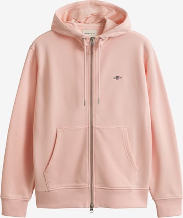 Veste de survêtement GANT en orange : devant