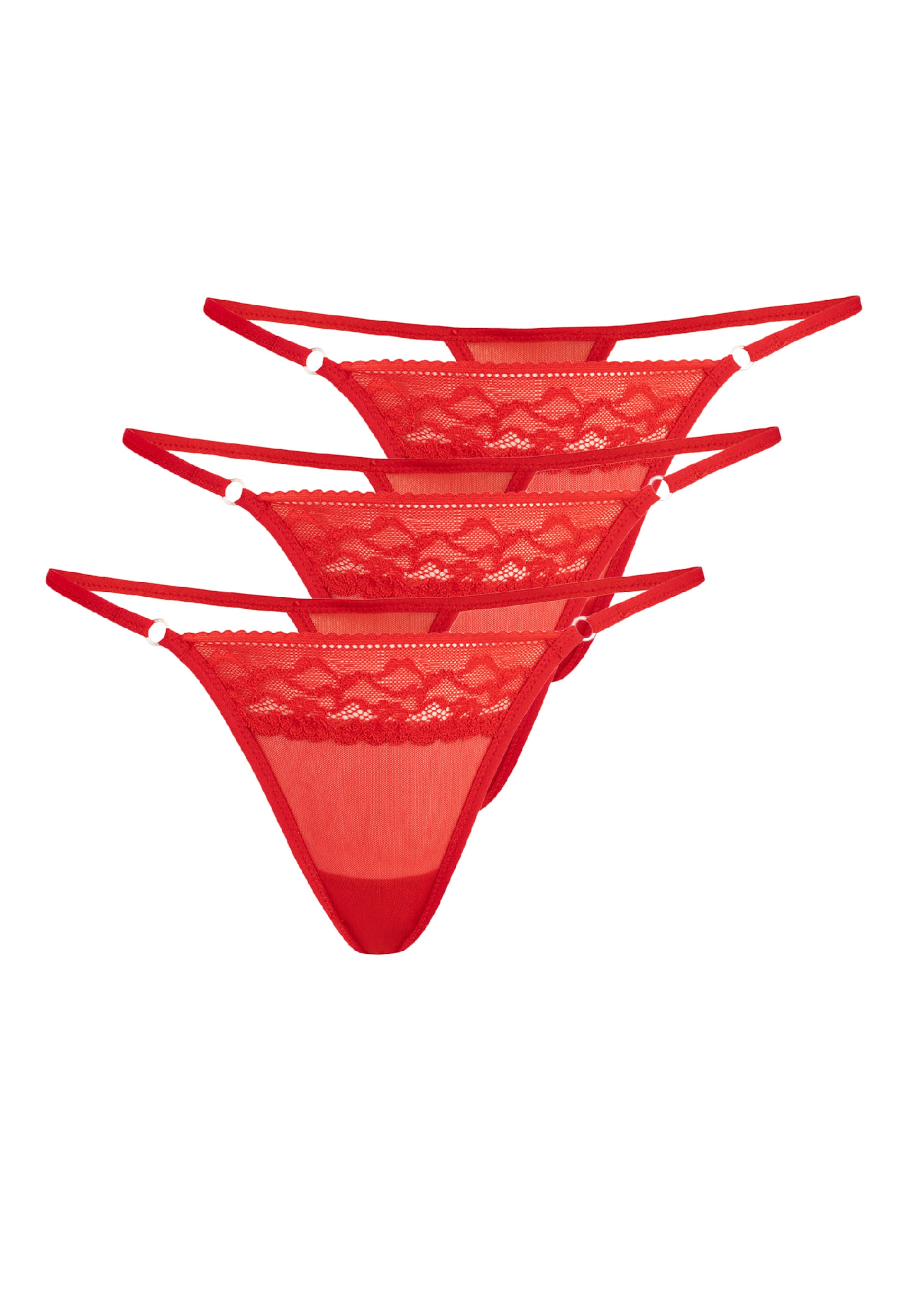 TEYLI Стринги 'Erori' в Красный: спереди