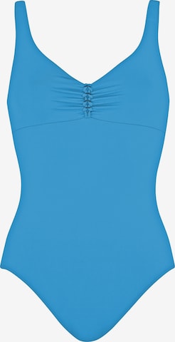 SUNFLAIR Bustier Badeanzug in Blau: Vorderseite