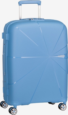 American Tourister Trolley ' Starvibe Spinner 67 EXP ' in Blau: Vorderseite
