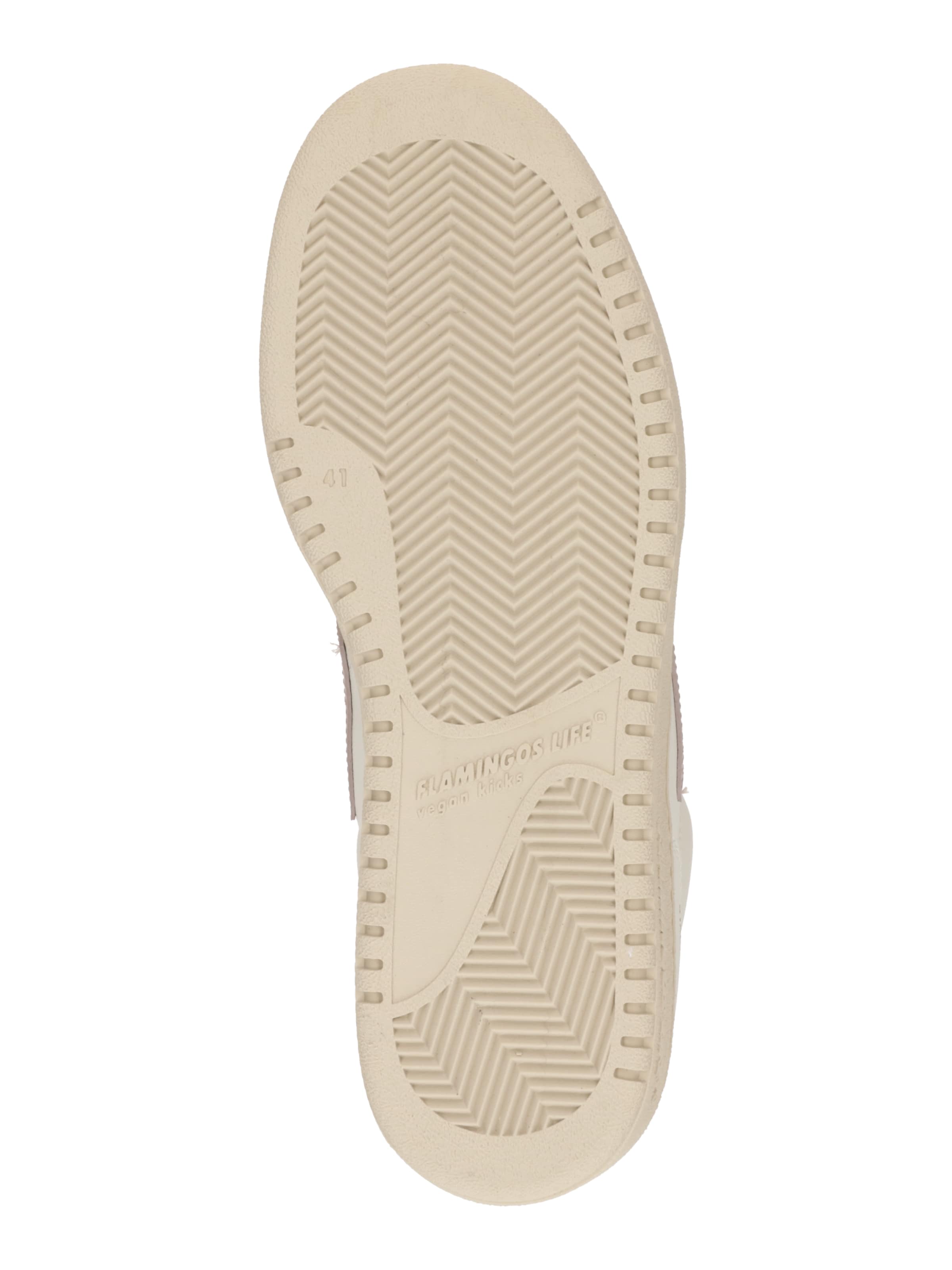 Baskets basses 'Stadion' Flamingos Life en blanc