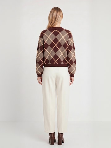 Cardigan ' Pen ' Opal Studio en rouge