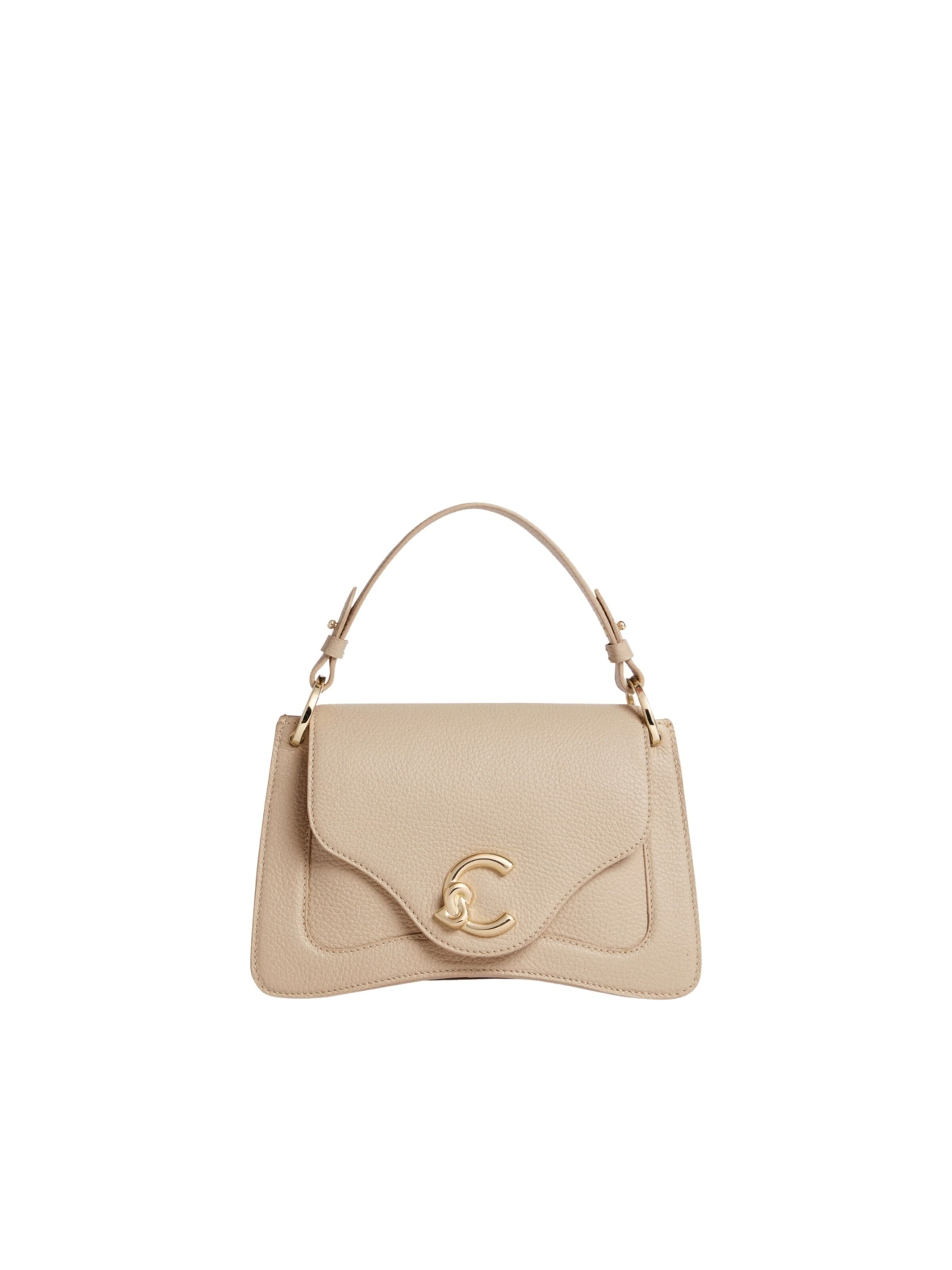 Coccinelle Handbag 'COCCINELLE C-Me S26' in Beige: front