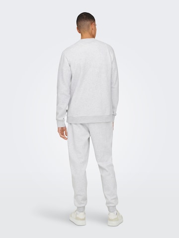 Sweat-shirt 'ONSCERES' Only & Sons en gris