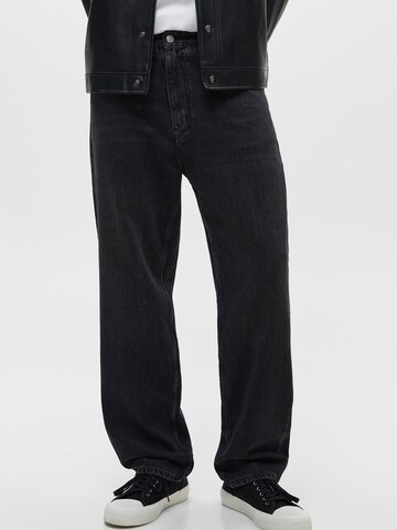 Pull&Bear Regular Jeans in Schwarz