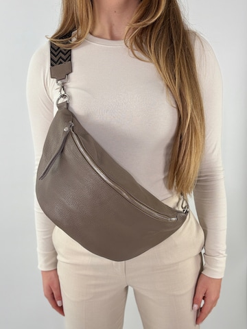 lePelou Fanny Pack 'PELLEGRINA' in Grey