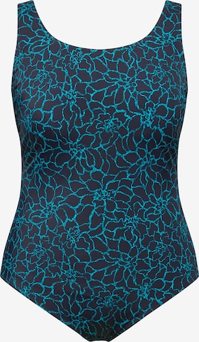 Ulla Popken Badpak in Zwart: voorkant