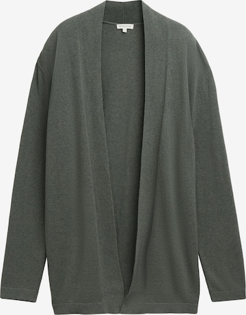 TOM TAILOR Strickjacke in Grün: Vorderseite