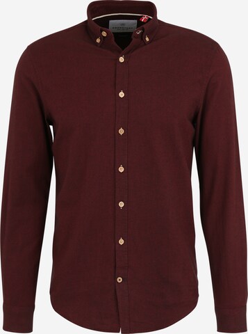 Kronstadt Button Up Shirt 'Johan Diego' in Red: front