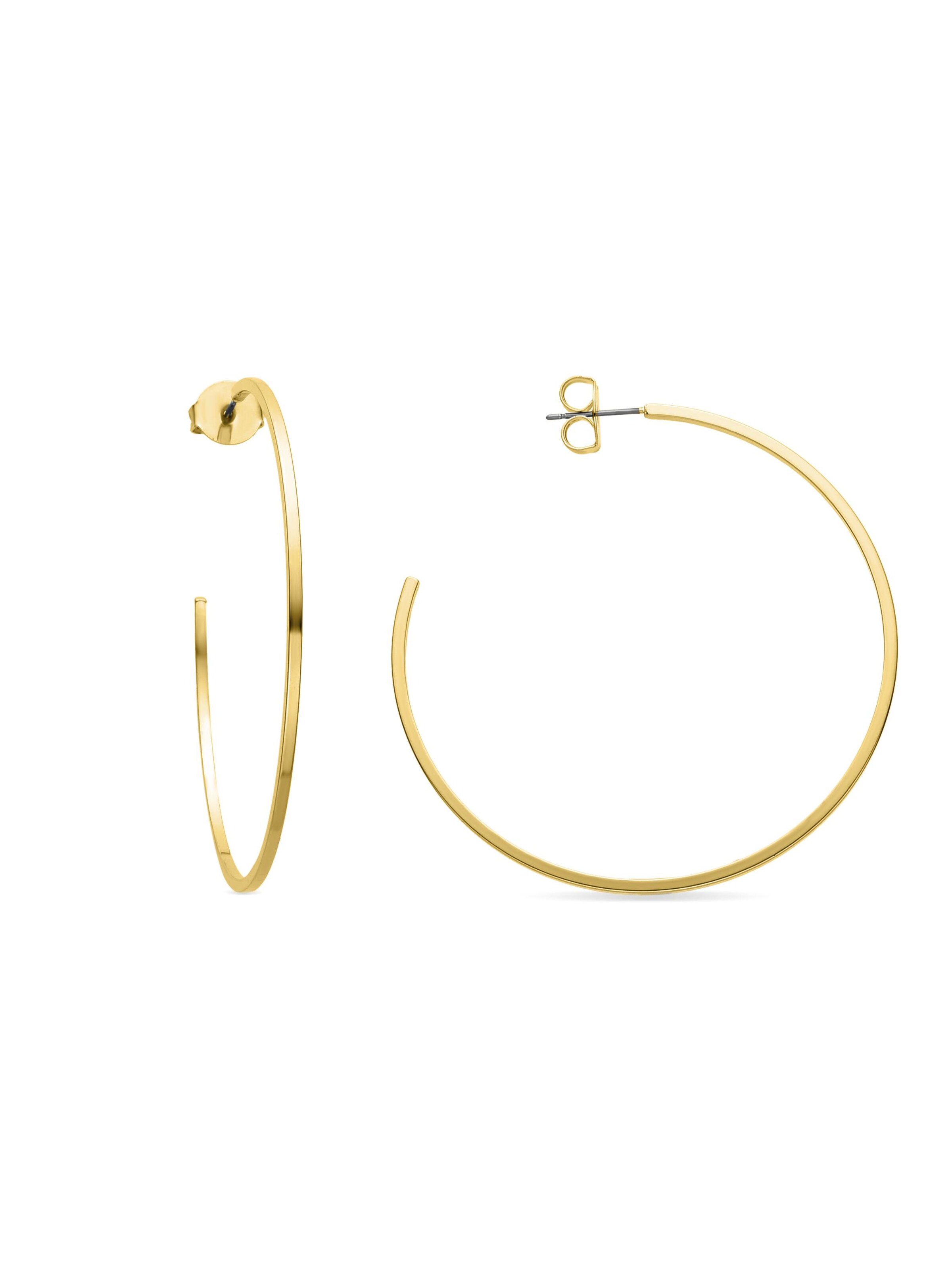 Luxenter - Pendientes 'Adron' en oro: frente