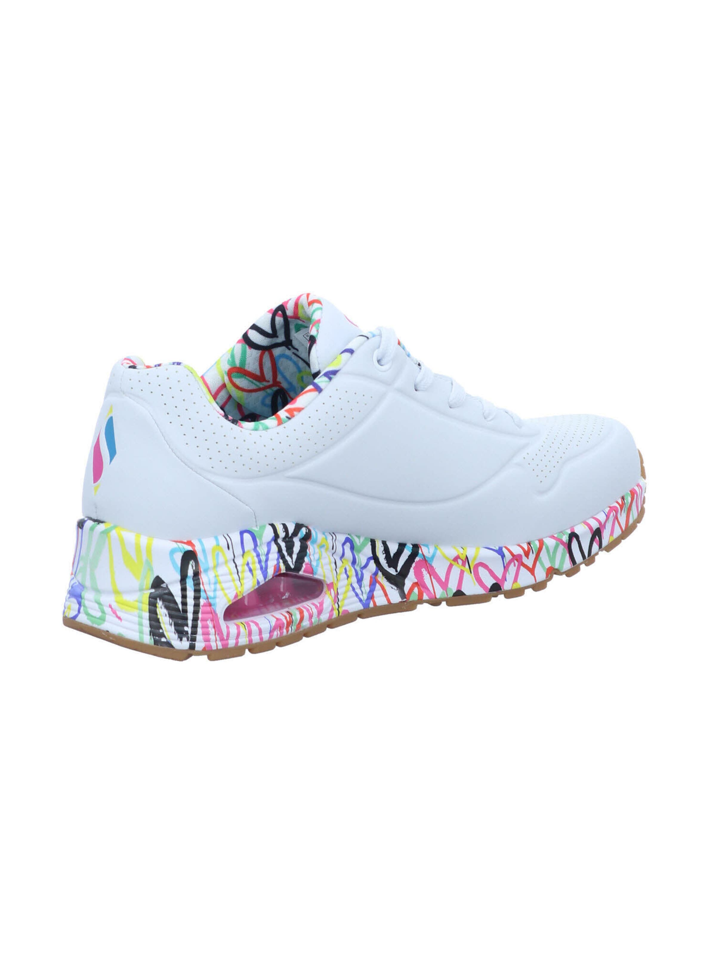 balts SKECHERS Zemie brīvā laika apavi 'Uno - Loving Love'