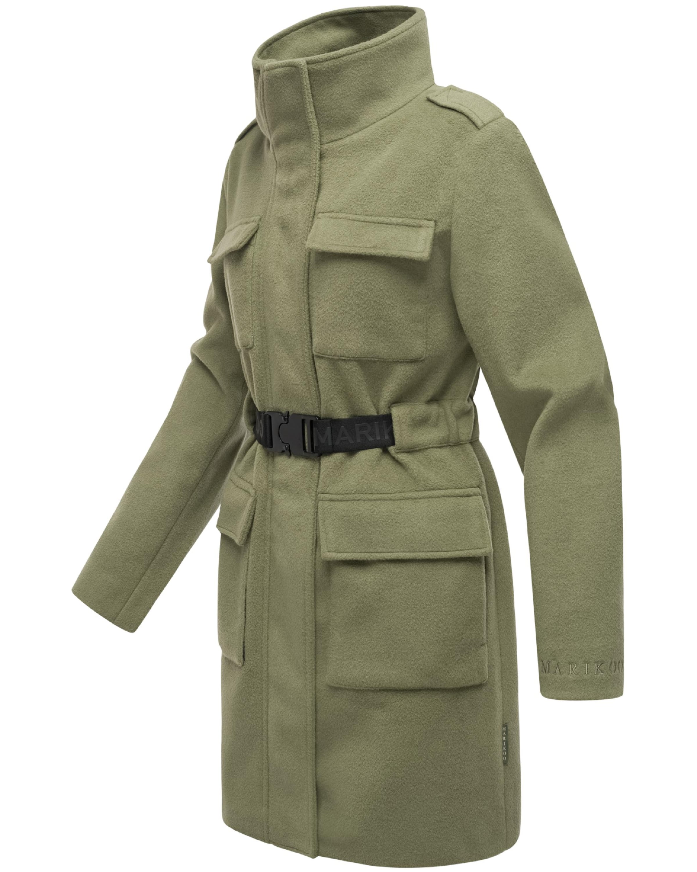 MARIKOO Overgangsfrakke 'Tanokoo 16' i grøn