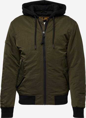 Superdry Between-Season Jacket 'MA1' in Green: front