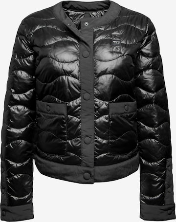 Giacca di mezza stagione 'Hadley' di Blauer.USA in nero: frontale