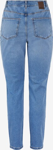 PIECES Tapered Jeans 'Kesia' i blå