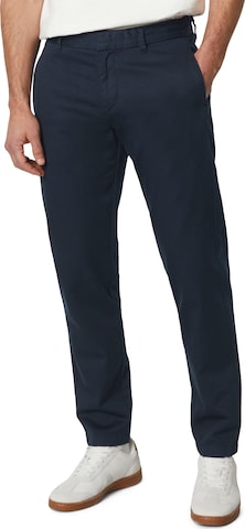 Marc O'Polo Tapered Chino 'OSBY' in Blauw