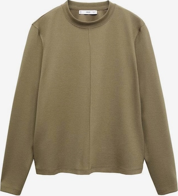 MANGO Sweatshirt in Groen: voorkant