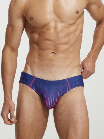 SEOBEAN Swim Trunks in Purple