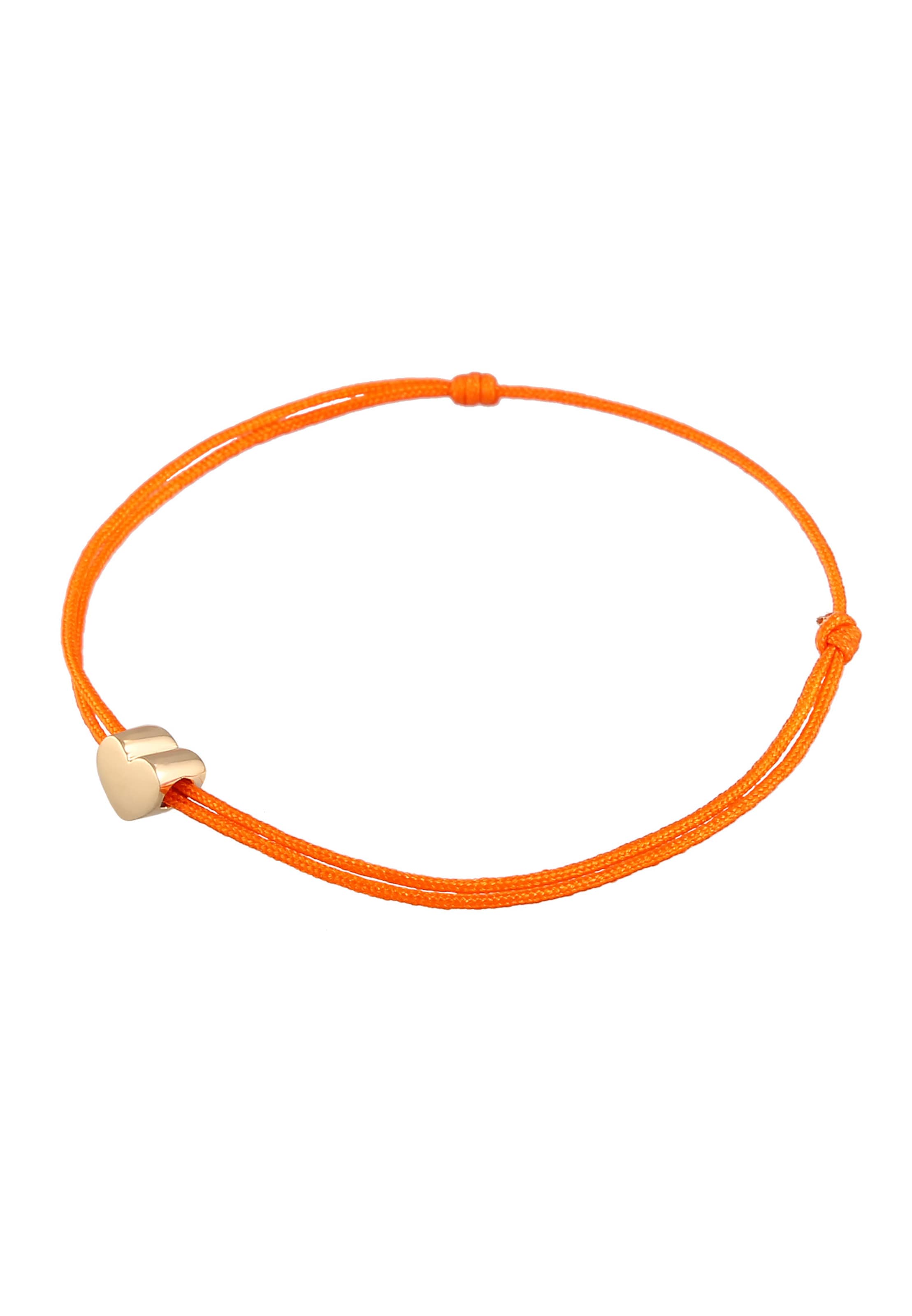 ELLI Armband 'Herz' i orange