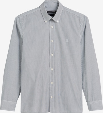 Marc O'Polo Button Up Shirt in Blue: front