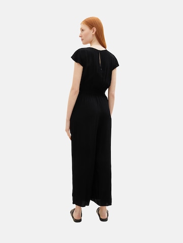 Tuta jumpsuit di TOM TAILOR DENIM in nero