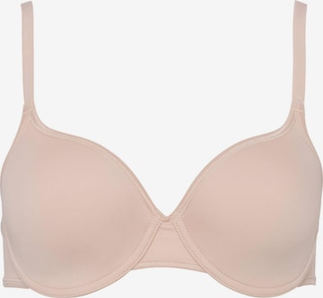 BeeDees T-Shirt BH 'T-Shirt BH Stepy Soft WHP Bügel-BH, nahtlose und vorgeformte Cups' in Beige: Vorderseite
