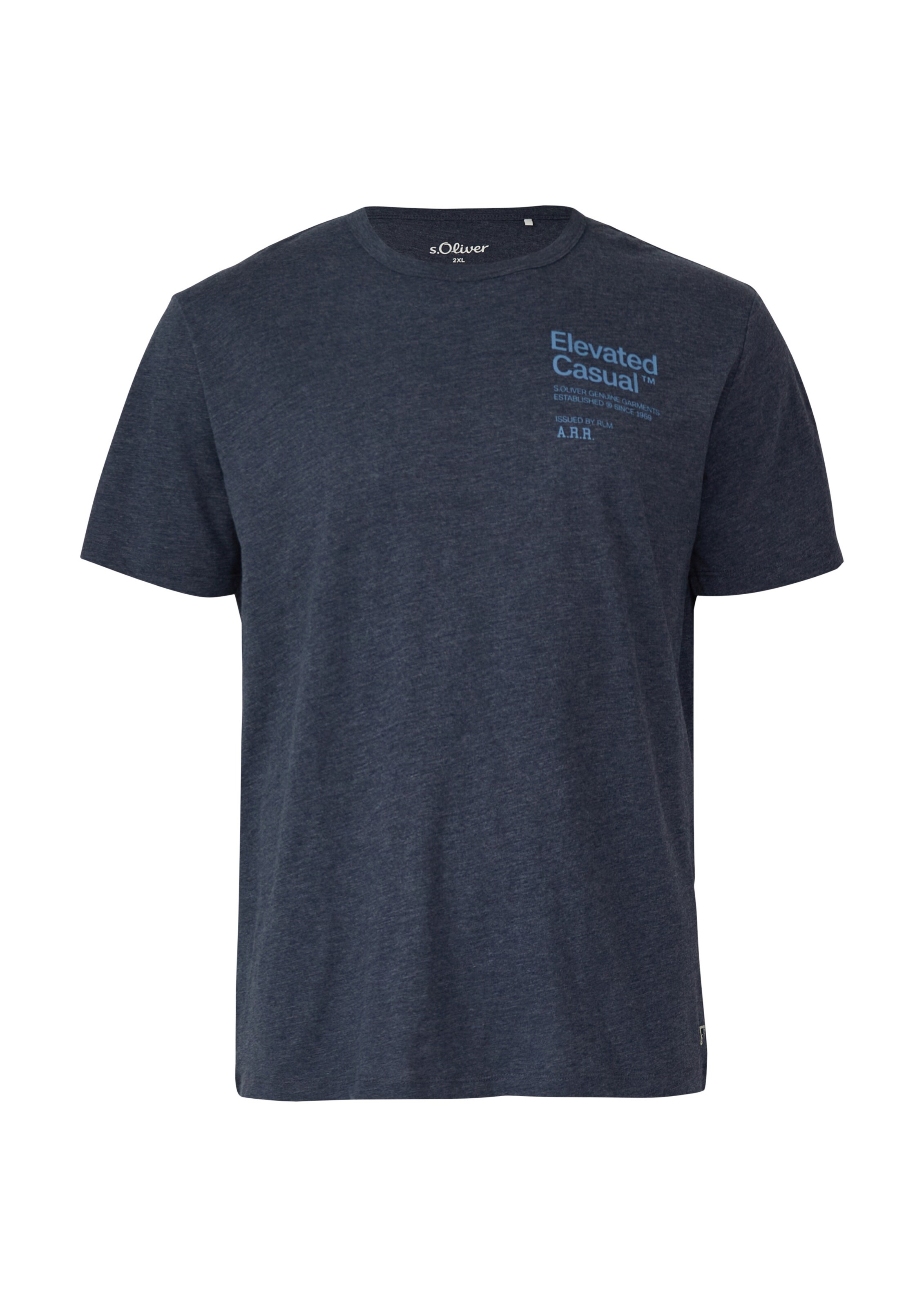 s.Oliver Shirt in Blauw: voorkant