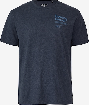 T-Shirt s.Oliver en bleu : devant