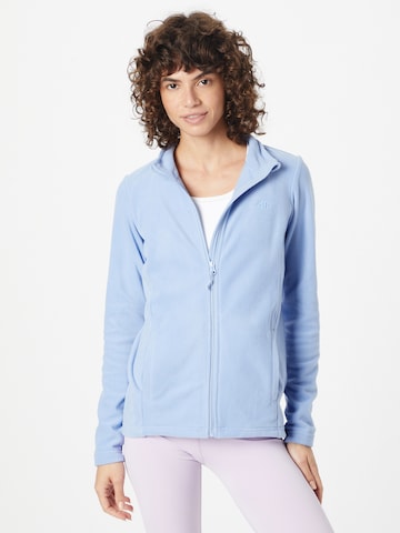 4F Athletic Fleece Jacket in Blue: front