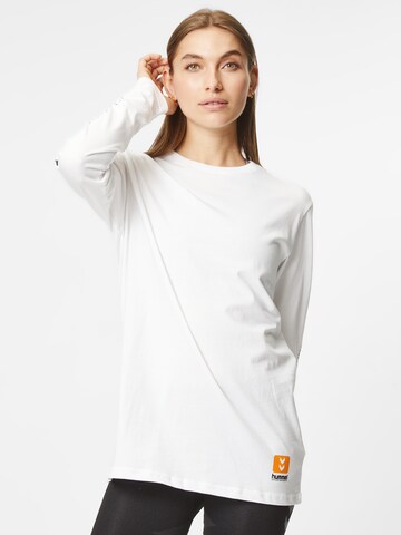 Hummel Funkční tričko 'BIRK' – bílá: přední strana