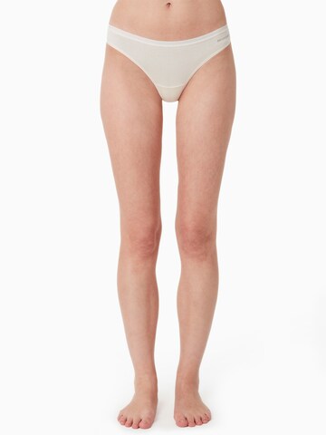 Organication Panty in Weiß: Vorderseite