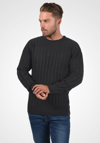 INDICODE JEANS Strickpullover 'Pauletta' in Schwarz: predná strana