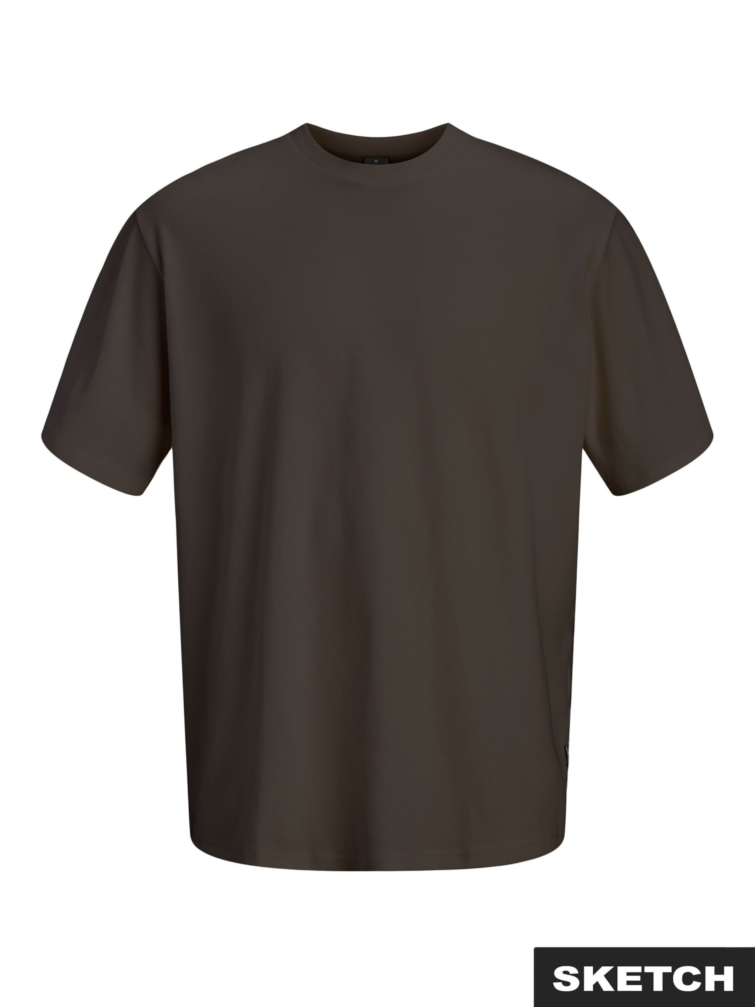 JACK & JONES - Camiseta en marrón: frente