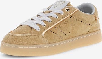 GUESS Matalavartiset tennarit 'JHELL' värissä beige: etupuoli