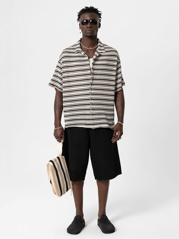 VAMOS CLO Comfort fit Overhemd in Zwart