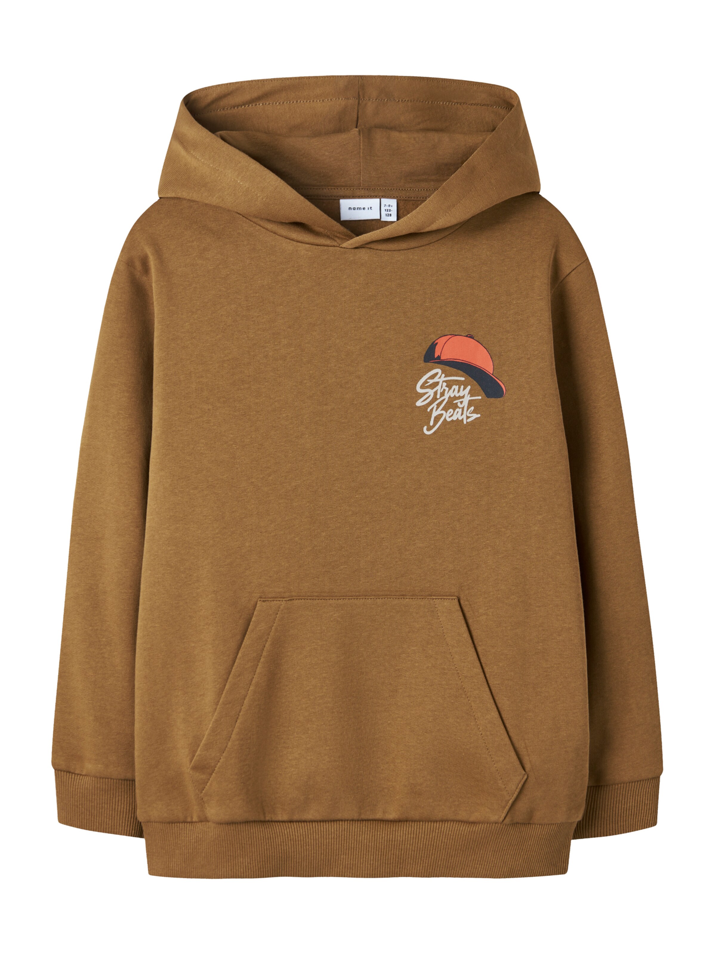 NAME IT Sweatshirt 'NKMNOPAL' in Brown: front