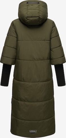 NAVAHOO Χειμερινό παλτό 'Ciao Miau XIV' σε πράσινο