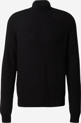 DAN FOX APPAREL Sweater 'Kadir' in Black: front