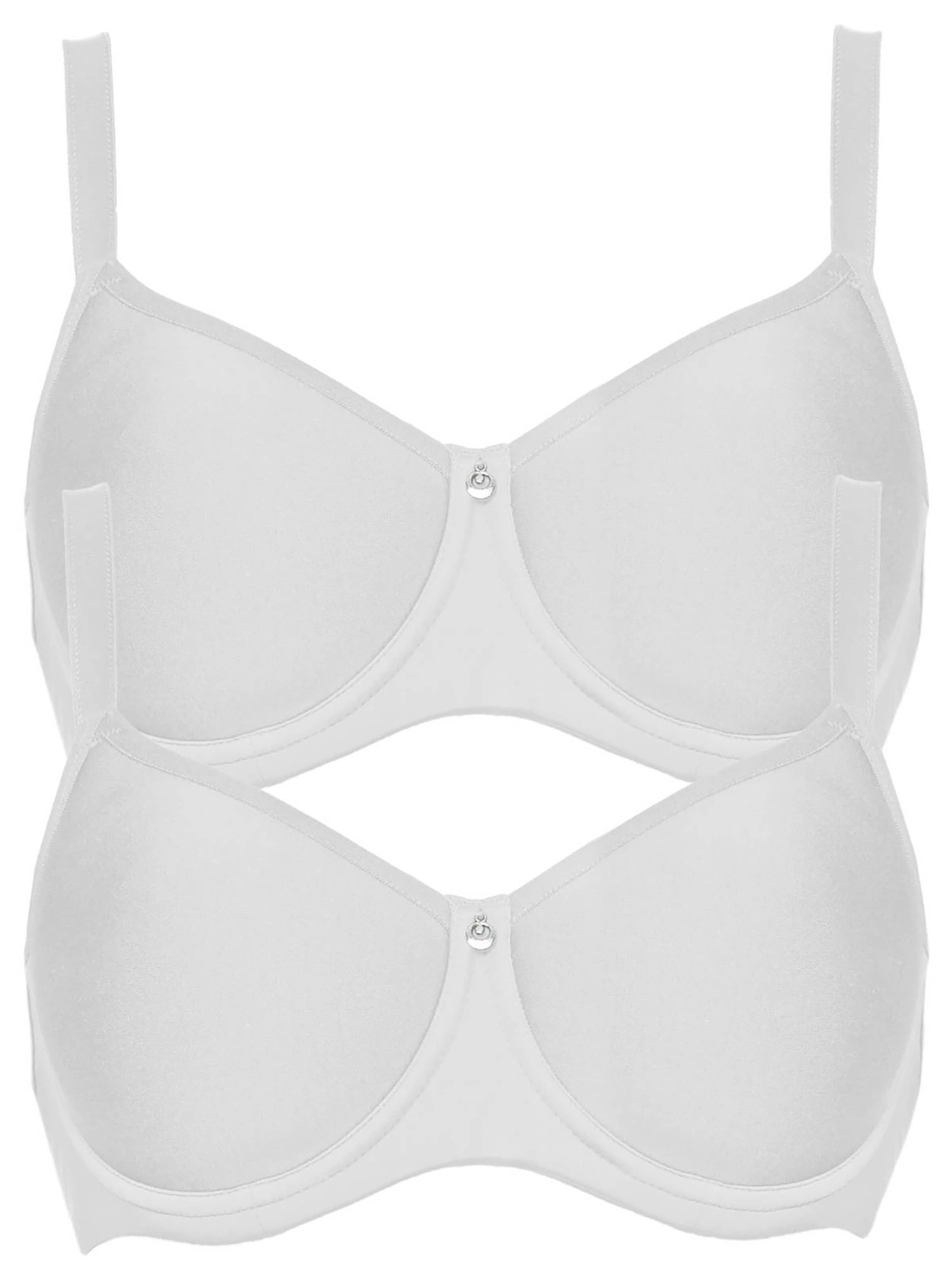 SUSA Bra 'Catania' in White: front